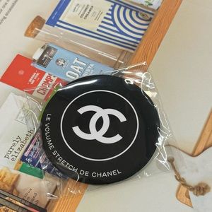 Chanel portable round mirror